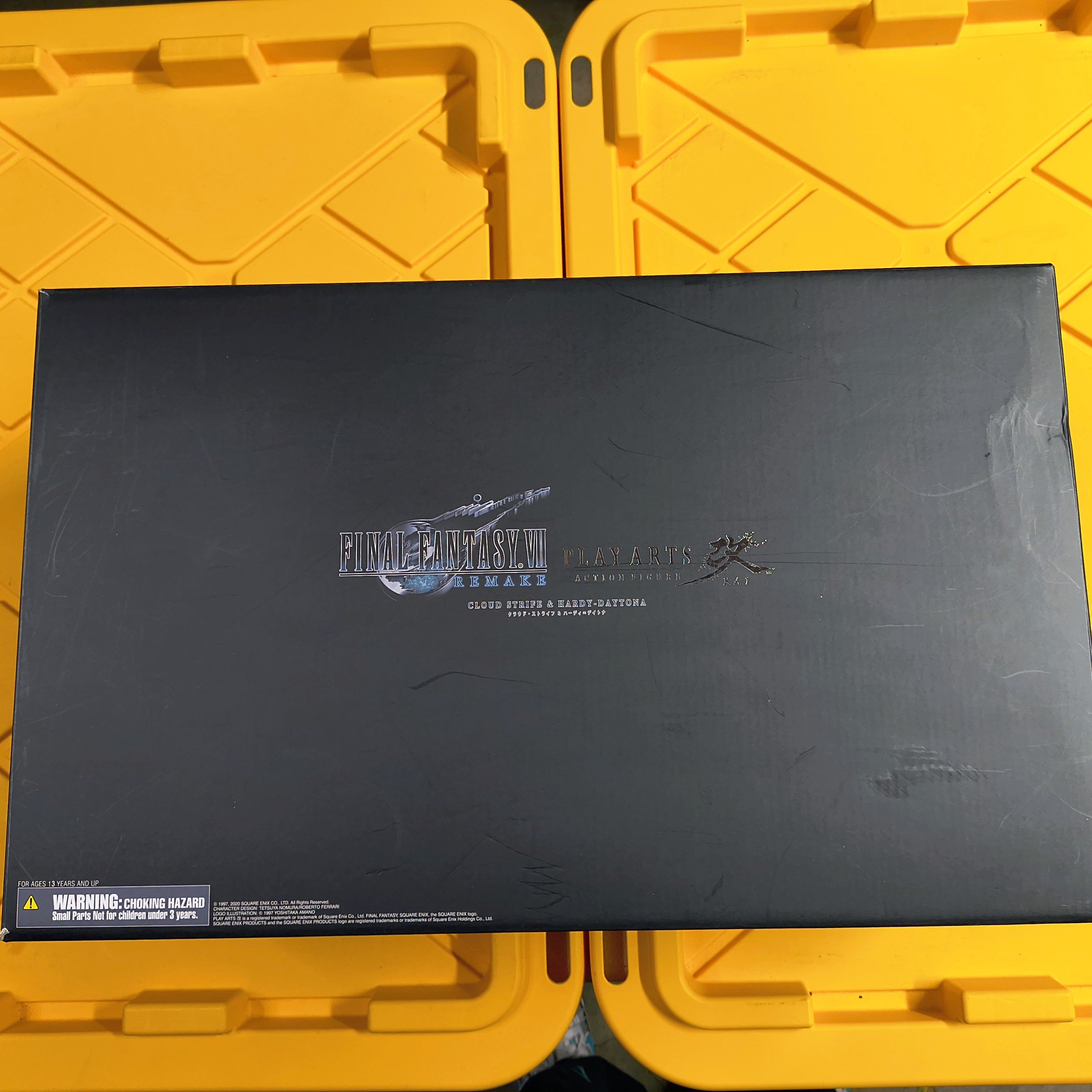 PLAY ARTS KAI- FFVII CLOUD STRIFE HARDY DAYTONA (INCOMPLETE) (PRE-OWNED)