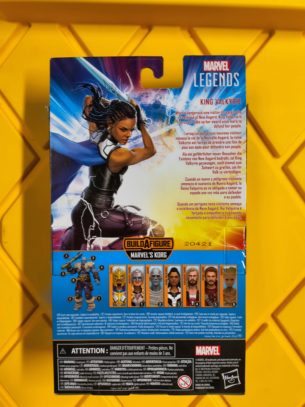 MARVEL LEGENDS- KING VALKYRIE (SEALED)