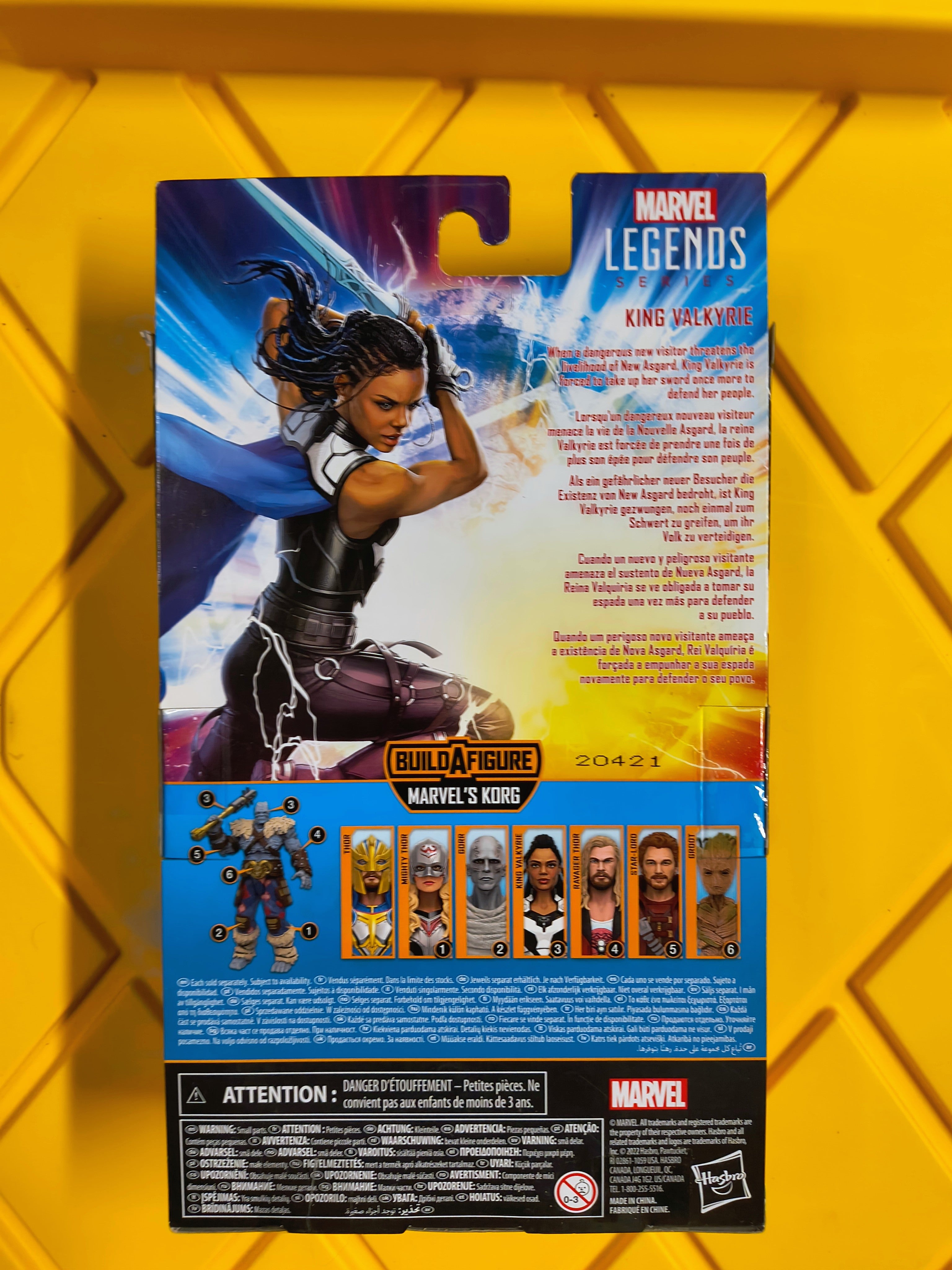 MARVEL LEGENDS- KING VALKYRIE (SEALED)