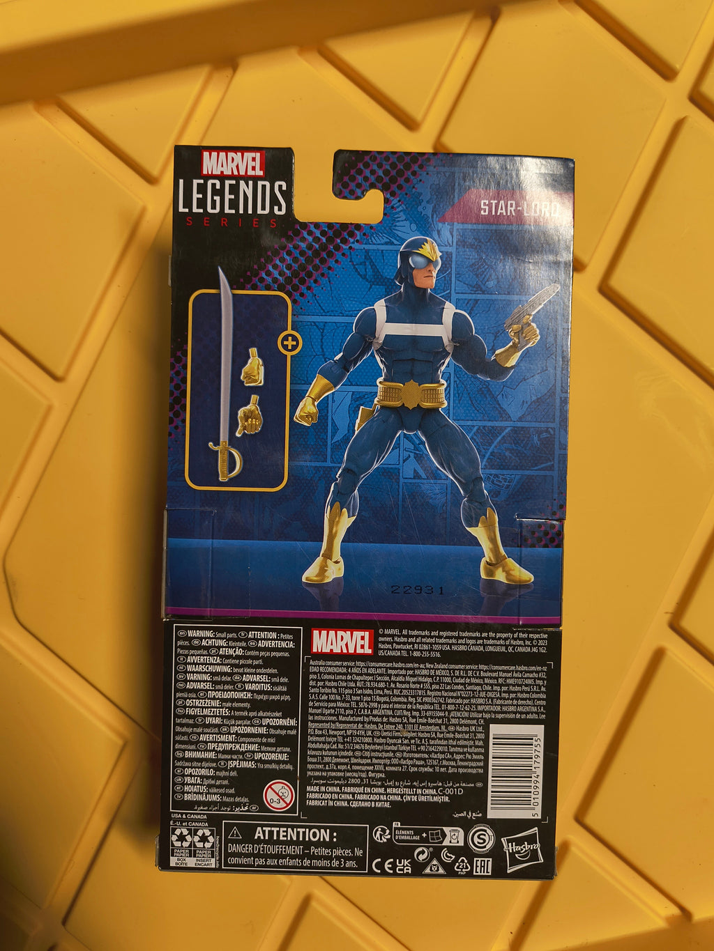 MARVEL LEGENDS- STAR LORD (SEALED)