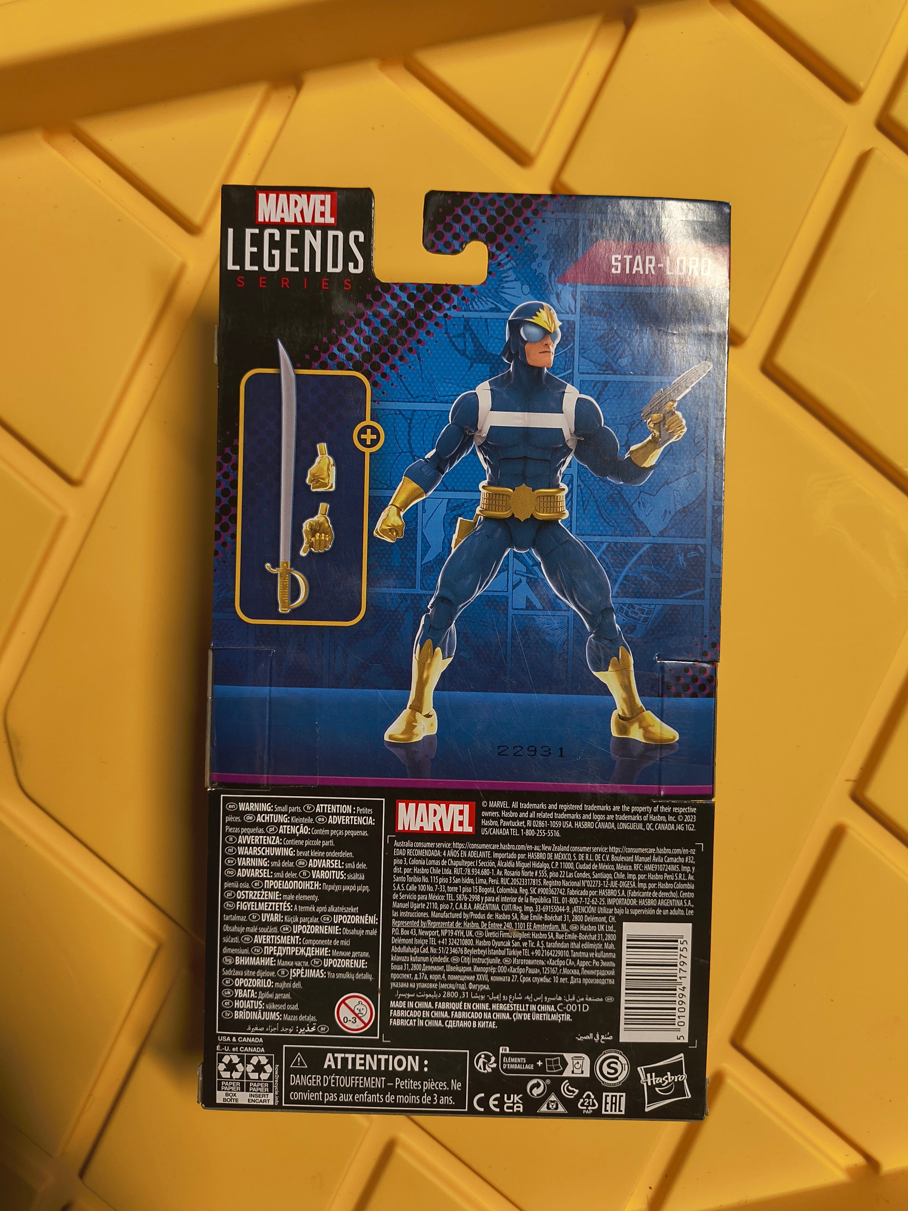 MARVEL LEGENDS- STAR LORD (SEALED)