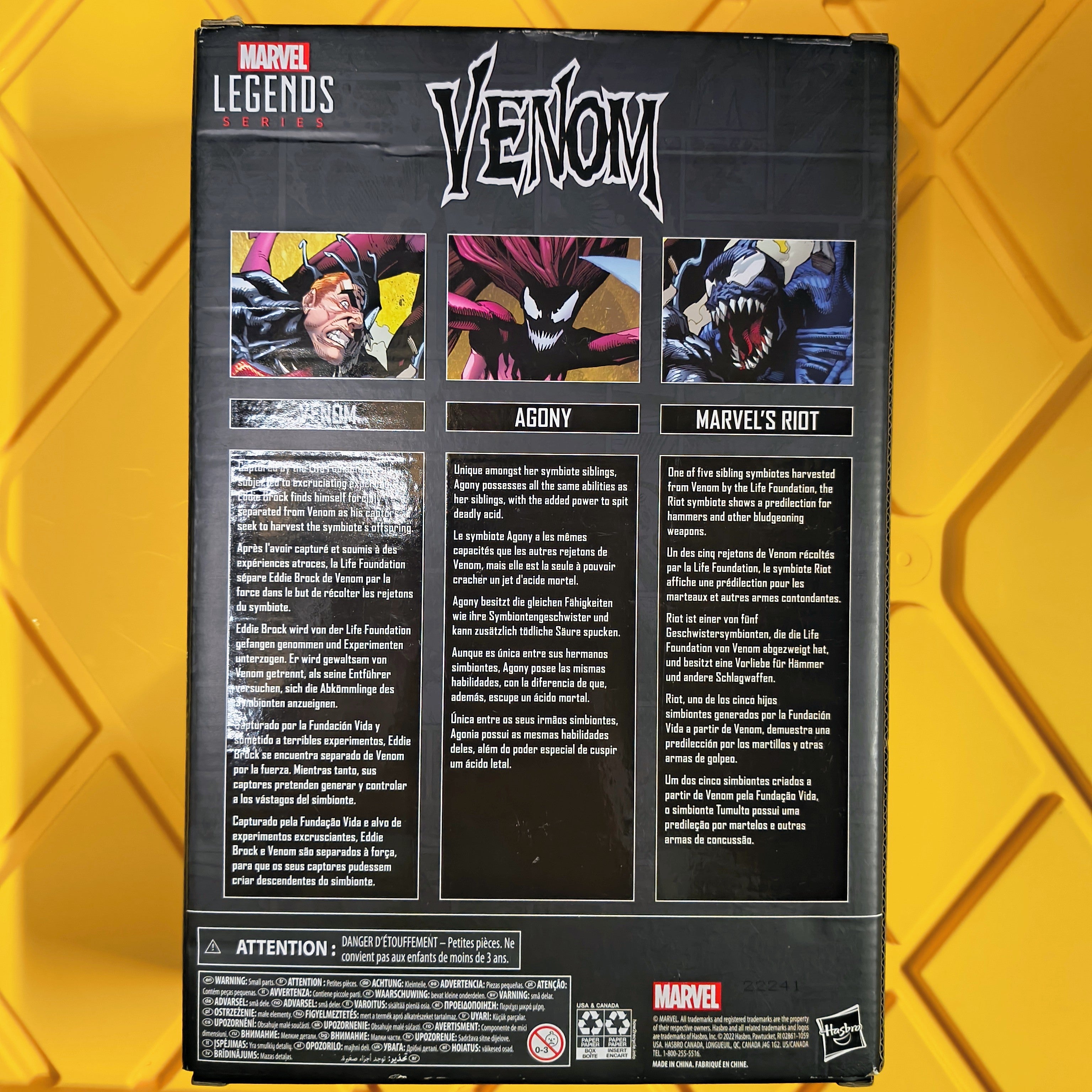 MARVEL LEGENDS- VENOM 3 PACK (PRE-OWNED)